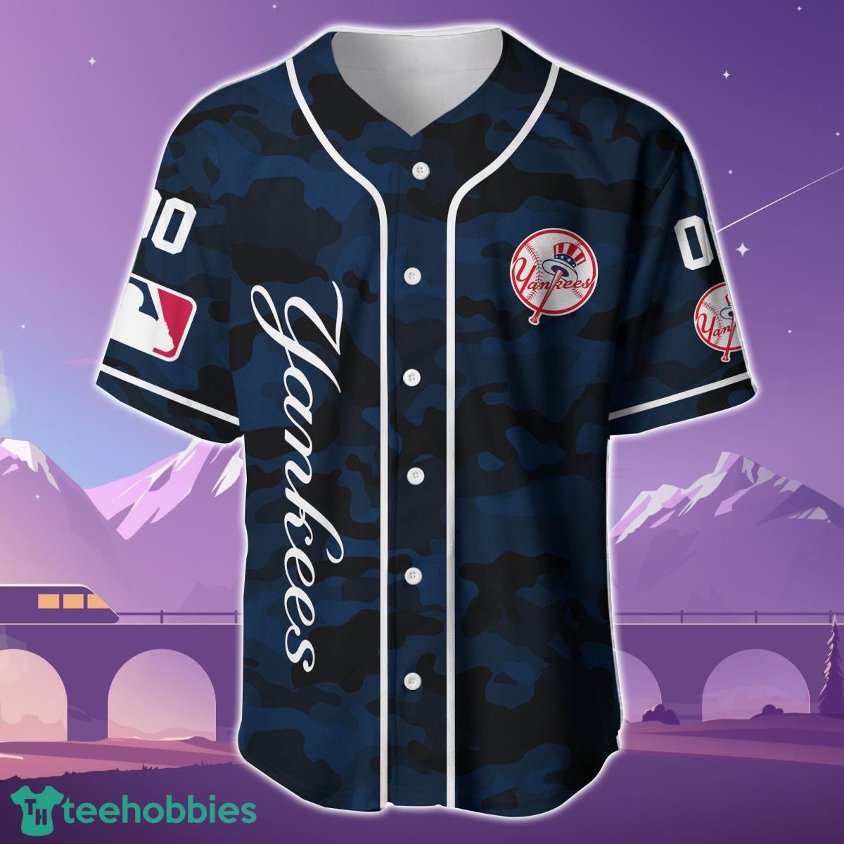 New York Yankees Custom Name & Number Baseball Jersey Best Gift For Men And Women Product Photo 2