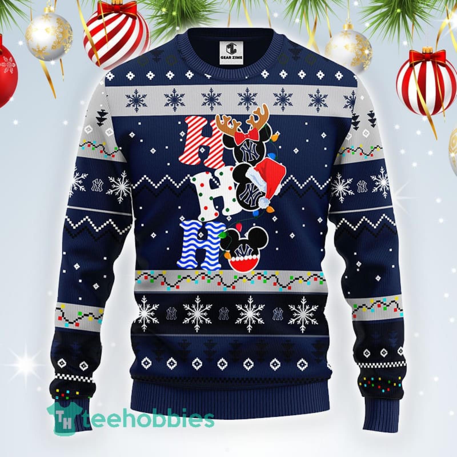 Christmas Gift New York Yankees Sport Fans 3D Ugly Christmas Sweater For  Men And Women