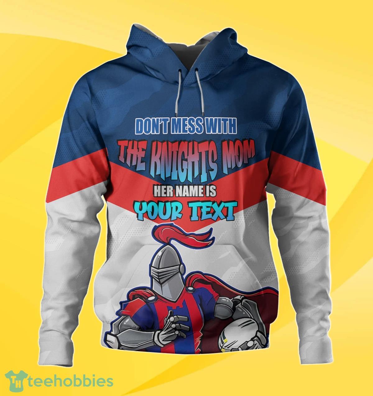 Newcastle Knights Custom Name Mother’s Day NRL Custom Hoodie Best Gift For Fans Product Photo 1