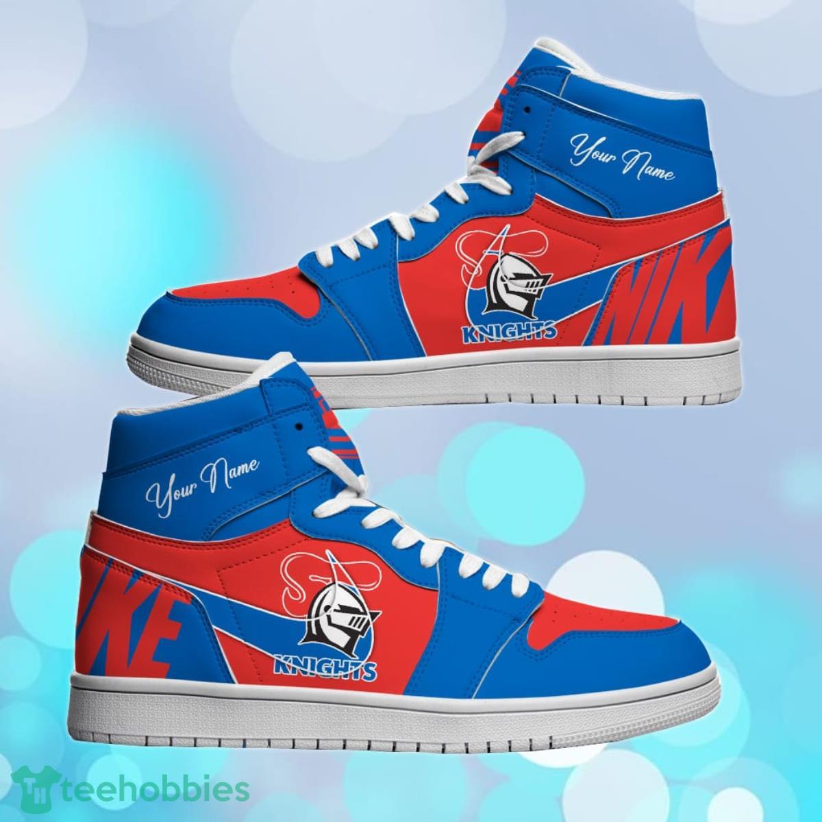 Newcastle Knights Custom Name NRL Air Jordan HighTop Best Gift For Fans Product Photo 2