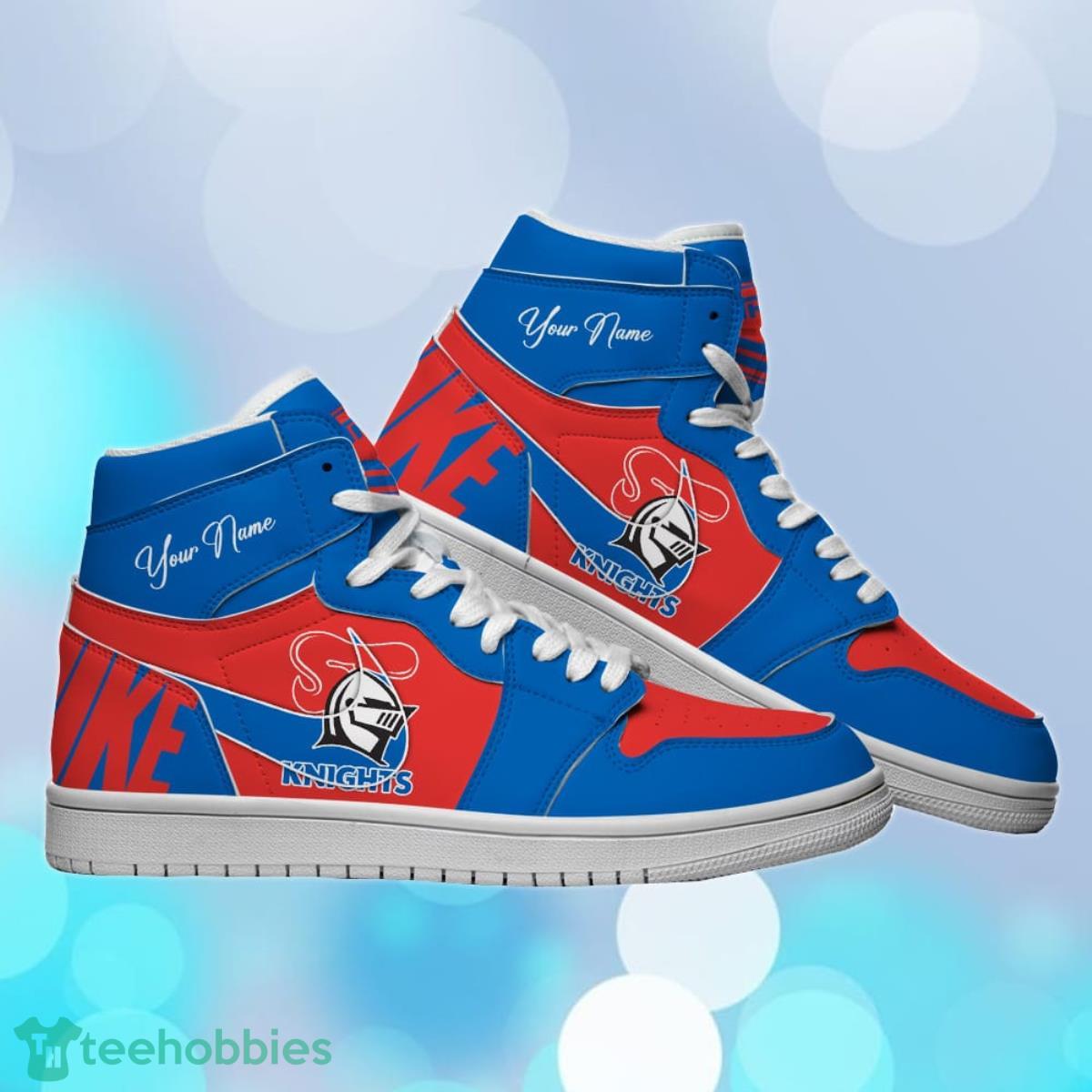 Newcastle Knights Custom Name NRL Air Jordan HighTop Best Gift For Fans Product Photo 1