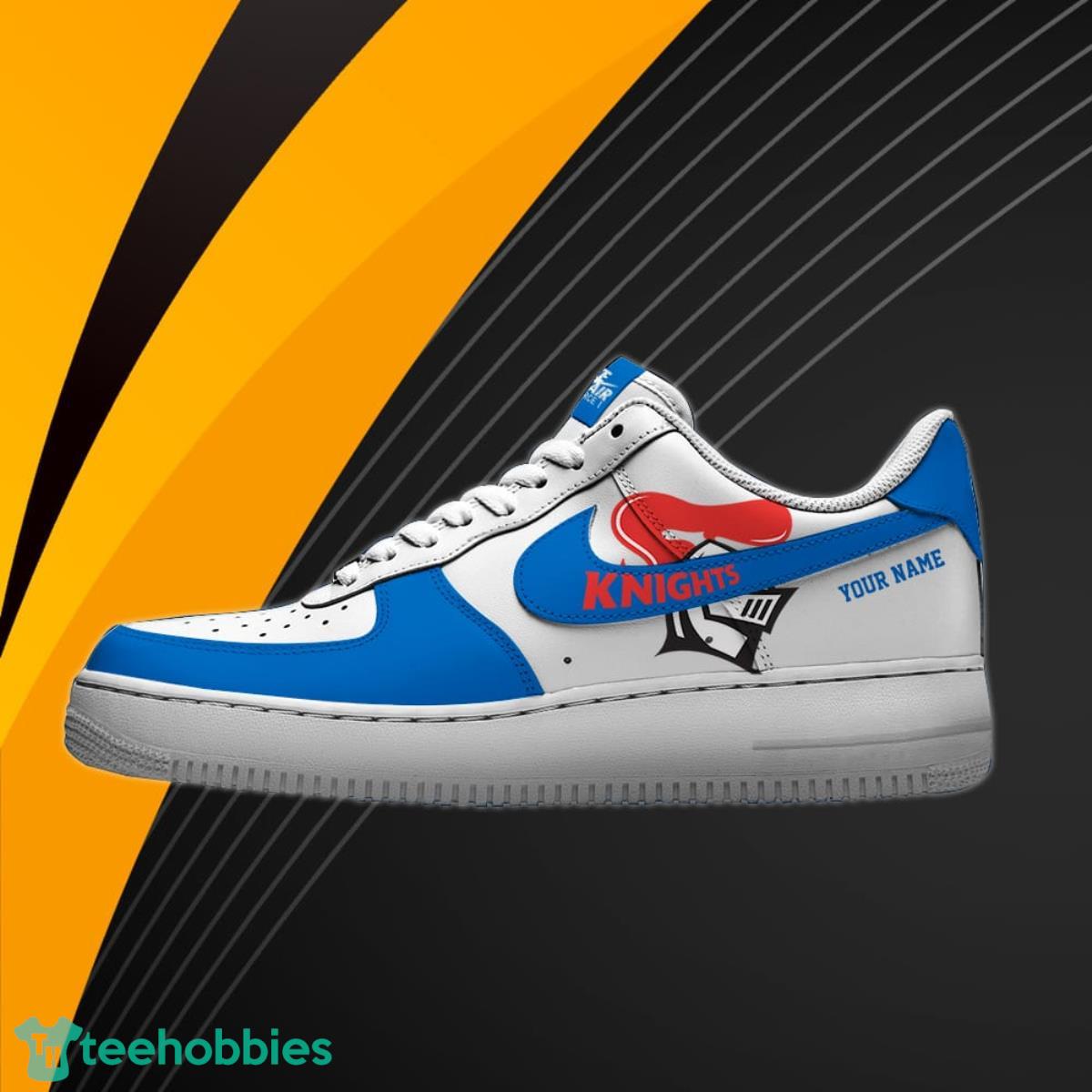 Newcastle Knights NRL Air Force Shoes Custom Name Best Gift For Fans Product Photo 1