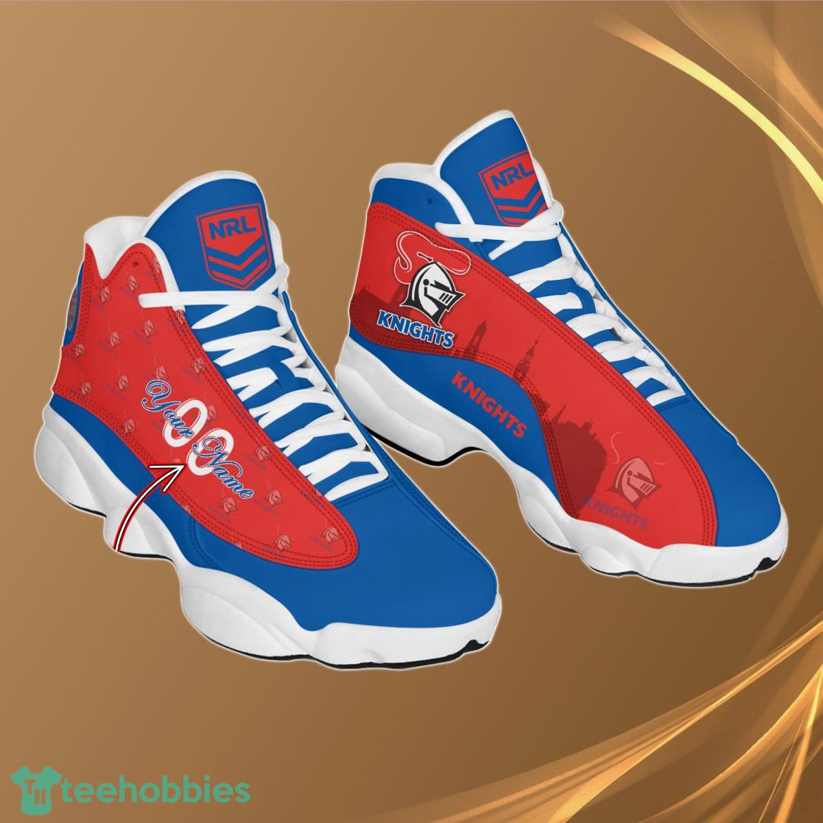 Newcastle Knights Personalzied Name NRL Air Jordan 13 Shoes Best Gift Fans Product Photo 1