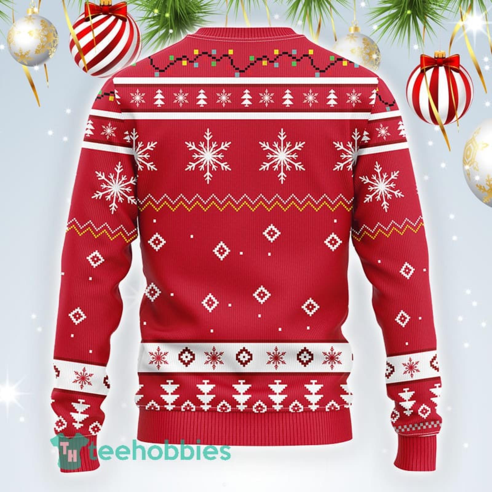 Arizona Cardinals Snowflakes Pattern Ugly Christmas Sweater