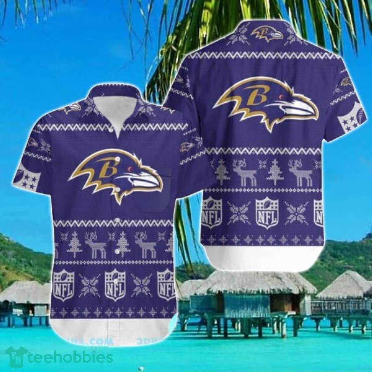 Beach Shirt NFL Baltimore Ravens Hawaiian Shirt