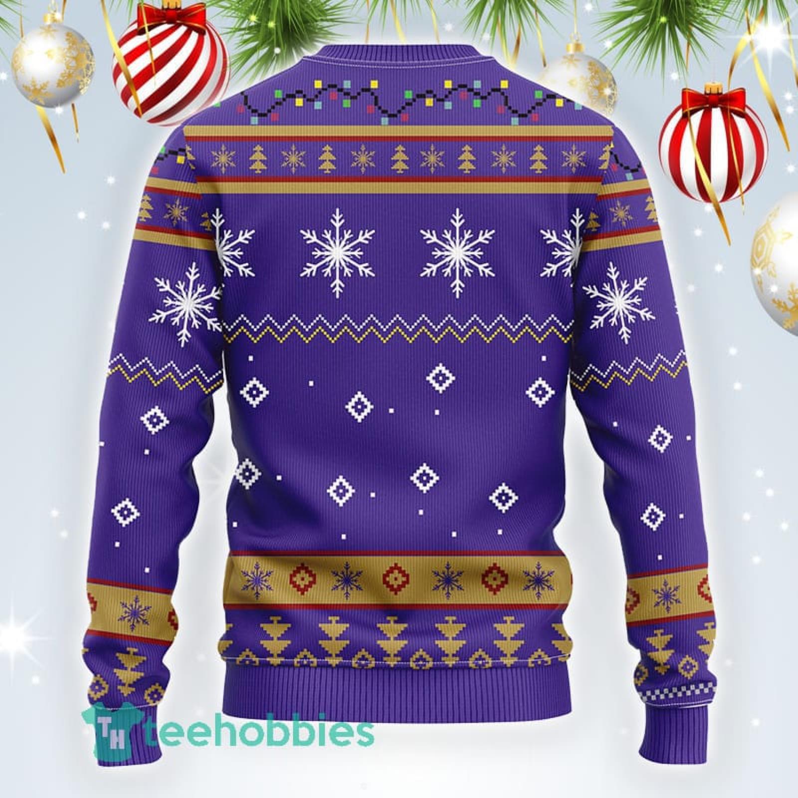 NFL Baltimore Ravens Logo With Funny Grinch Ugly Christmas Sweater Sport  Fans Men And Women Christmas Gift