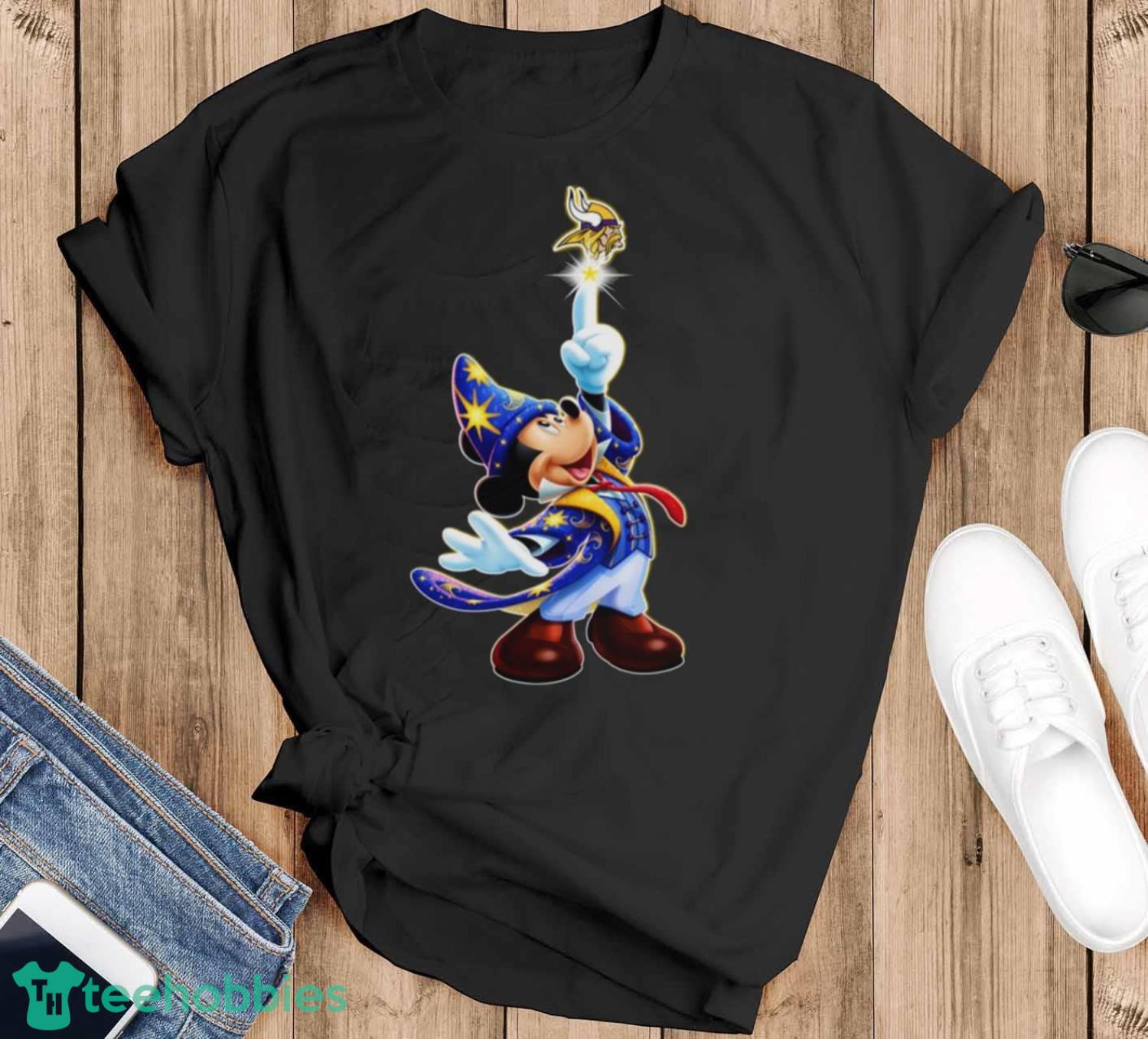 NFL Football Minnesota Vikings Magic Mickey Disney Shirt T Shirt