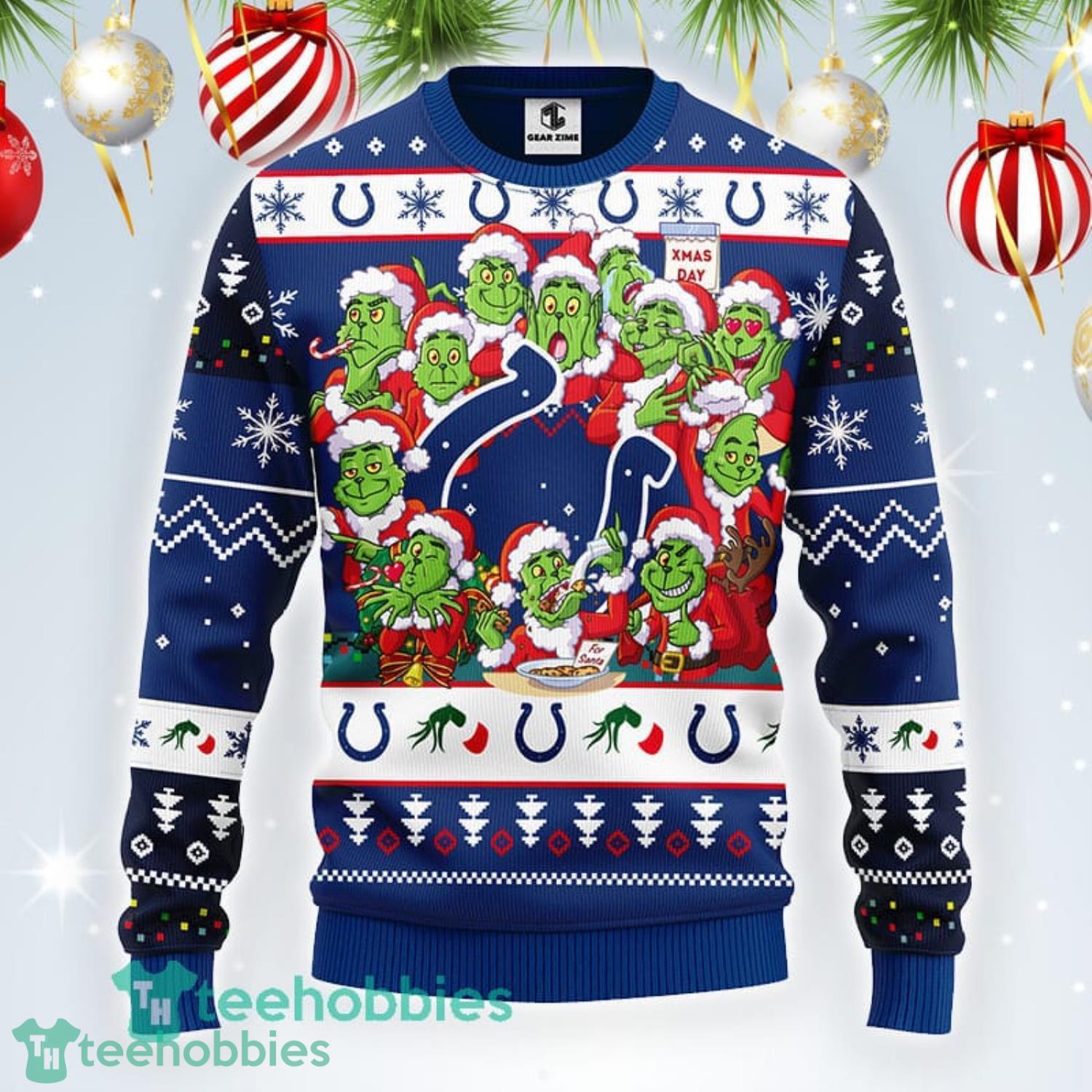 Indianapolis Colts Cool Christmas Sweatshirt Sweater 3D Gift For Fans