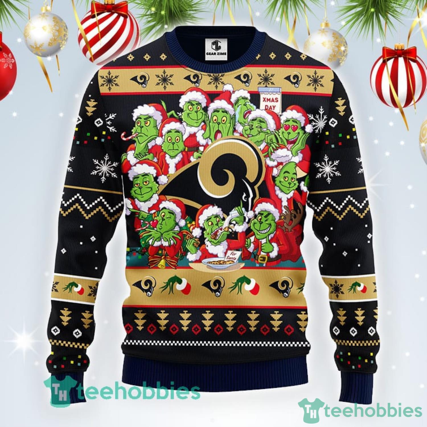 Grinch Dallas Cowboys All Over Print Christmas Ugly Sweater Gift