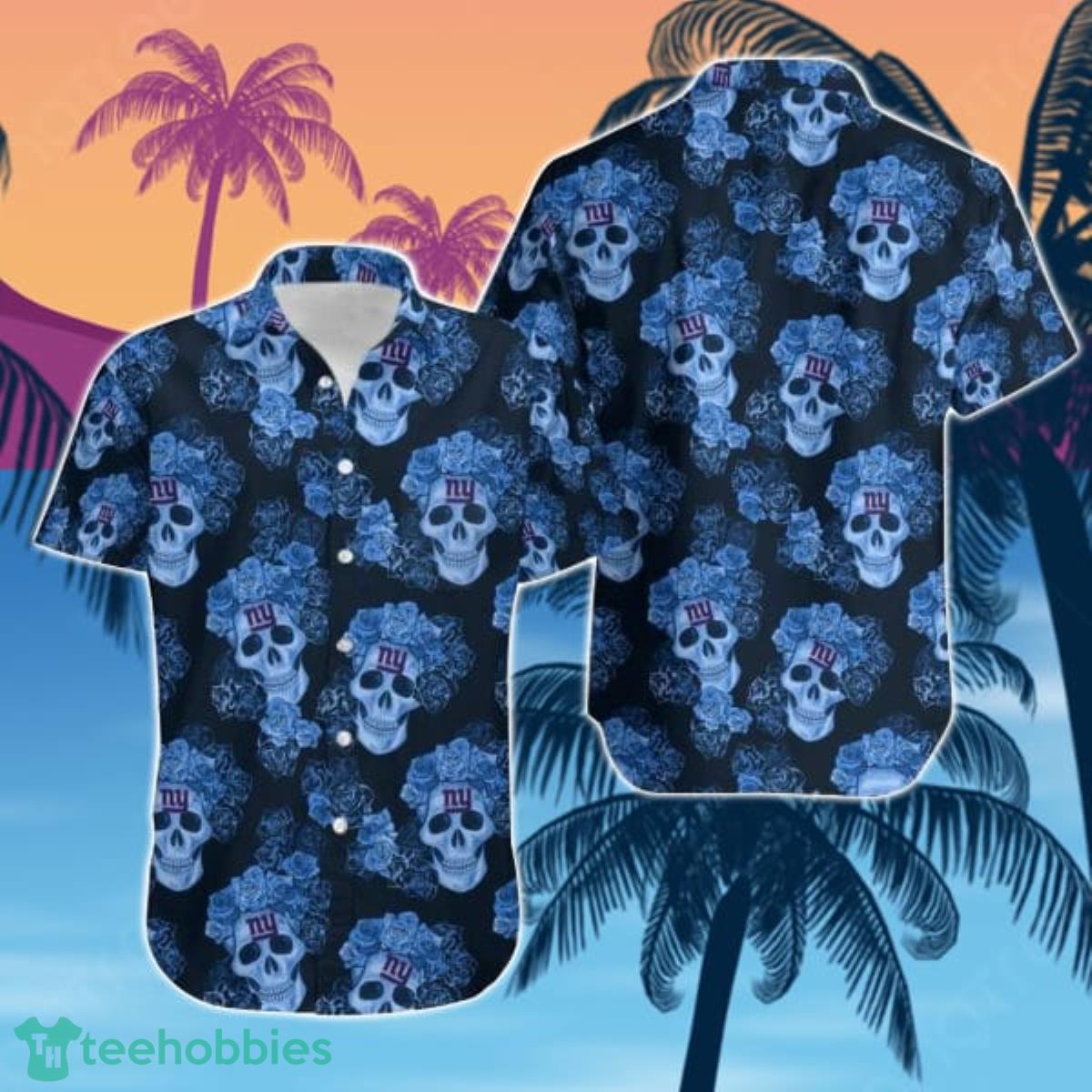 New York Giants Hawaiian Aloha Shirt by NFL Team Apparel 