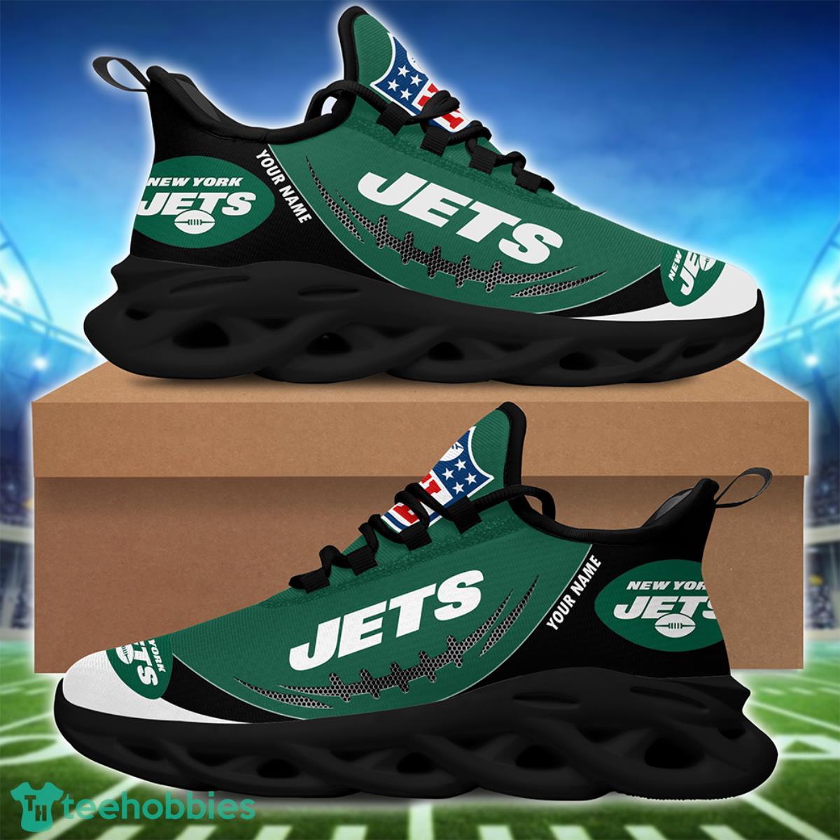 New York Jets Football Team Logo Custom Name For Fans Ugly Christmas  Sweater - Freedomdesign