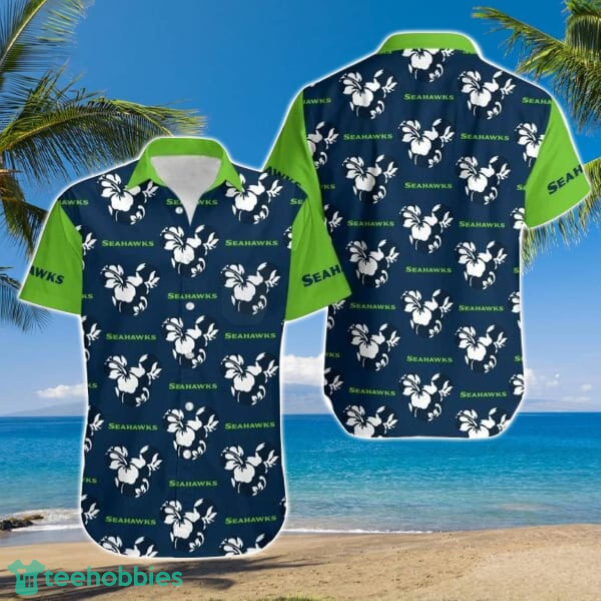 NFL Seattle Seahawks For Fan Hawaiian Shirt Impressive Gift Product Photo 1