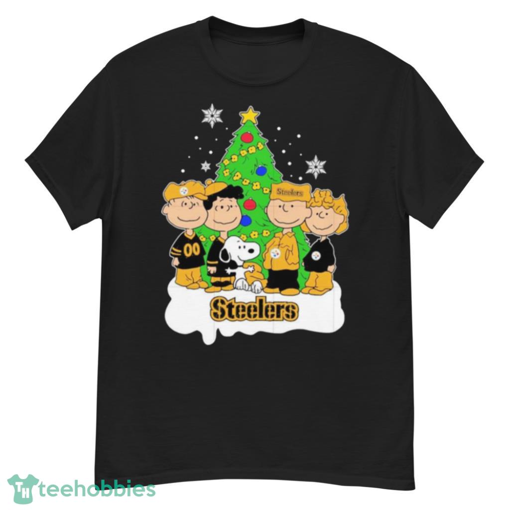 Pittsburgh Steelers Snoopy Merry Steelers Christmas T-Shirt 