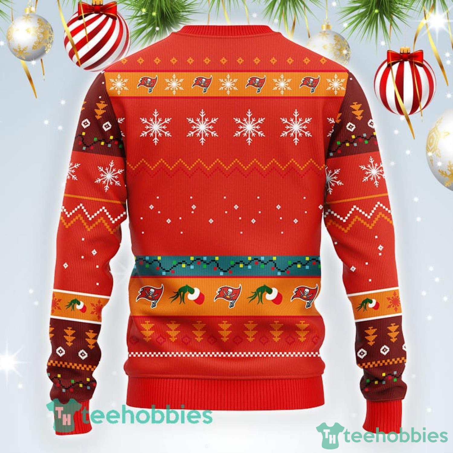 Tampa Bay Buccaneers Christmas Grinch Sweater For Fans