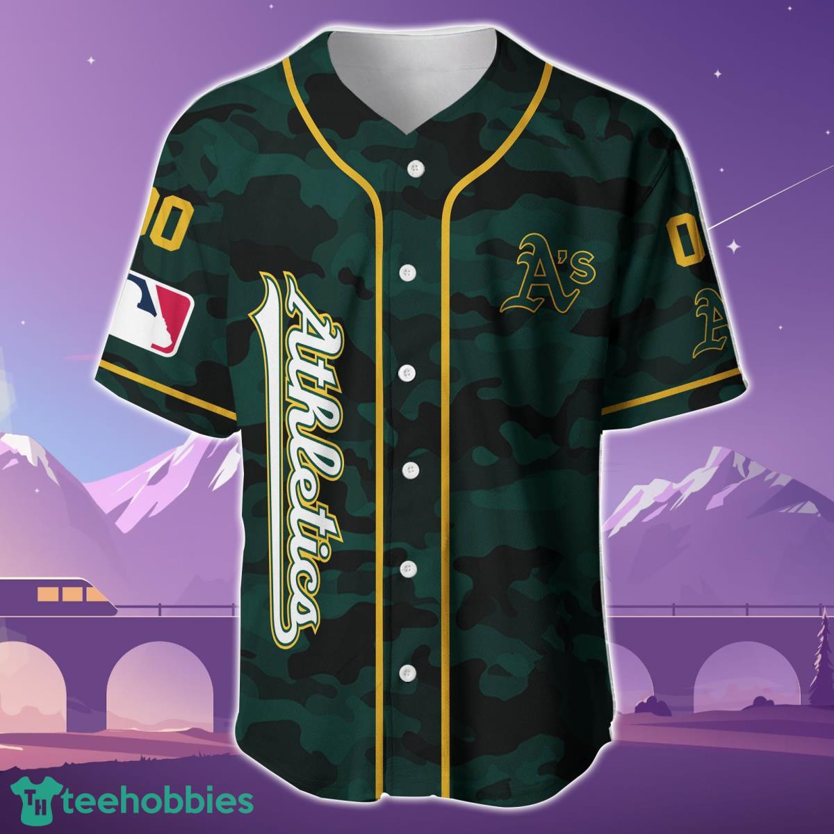 Oakland Athletics Custom Name & Number Baseball Jersey Best Gift For Men And Women Product Photo 2