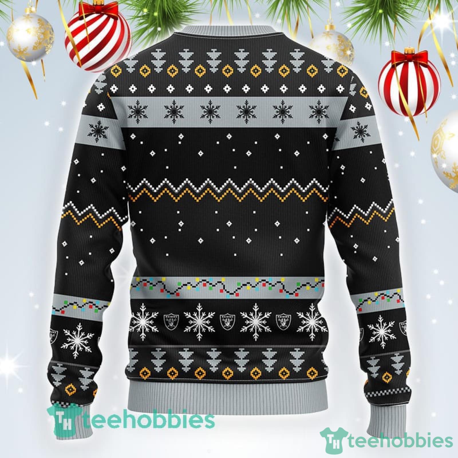 oakland raiders christmas sweater