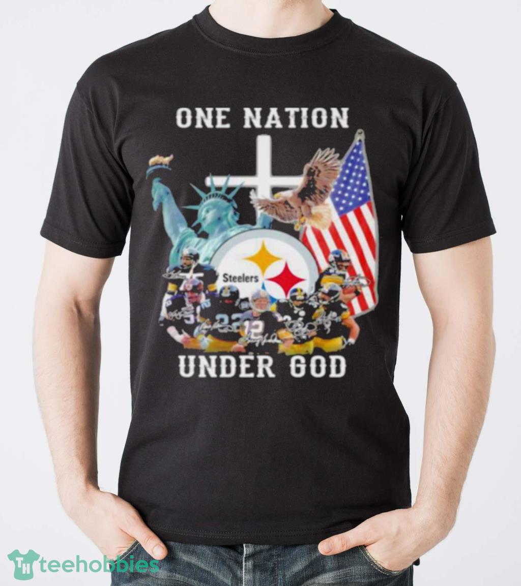 Official Logo Pittsburgh Steelers One Nation Under God 2023 Shirt