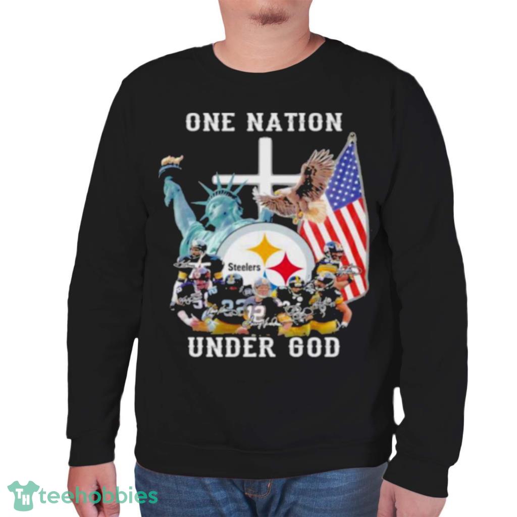 Official Logo Pittsburgh Steelers One Nation Under God 2023 Shirt