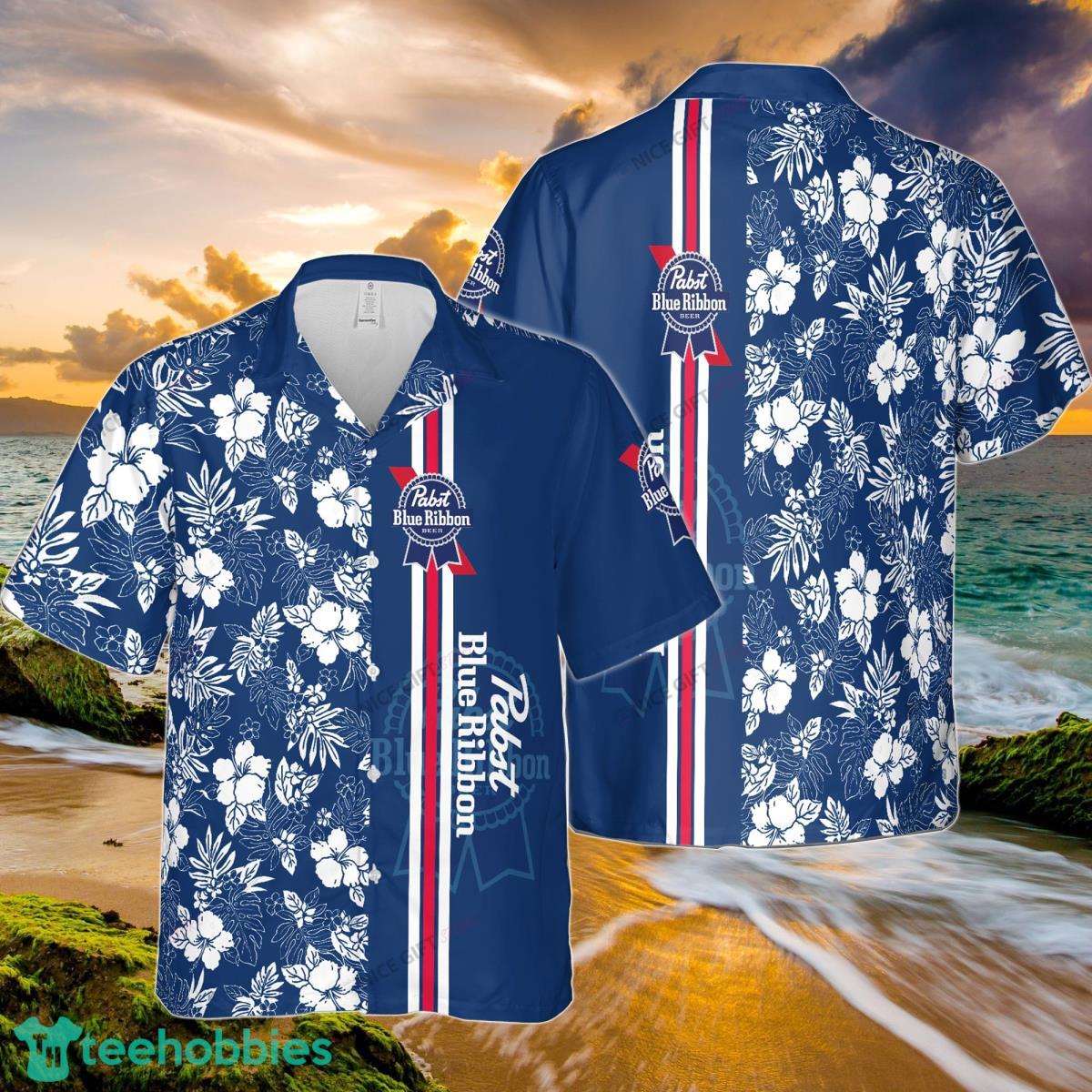 Pabst Blue Ribbon Hawaiian Shirt Best Gift For Men And Women Product Photo 1