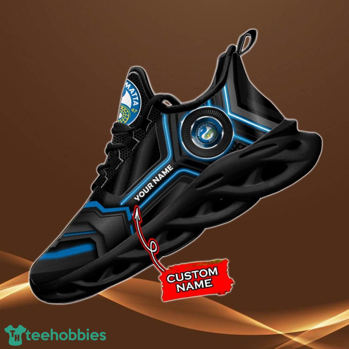 Parramatta Eels NRL 2023 Custom Name Max Soul Sneaker Best Gift For Men And Women Fans Product Photo 2