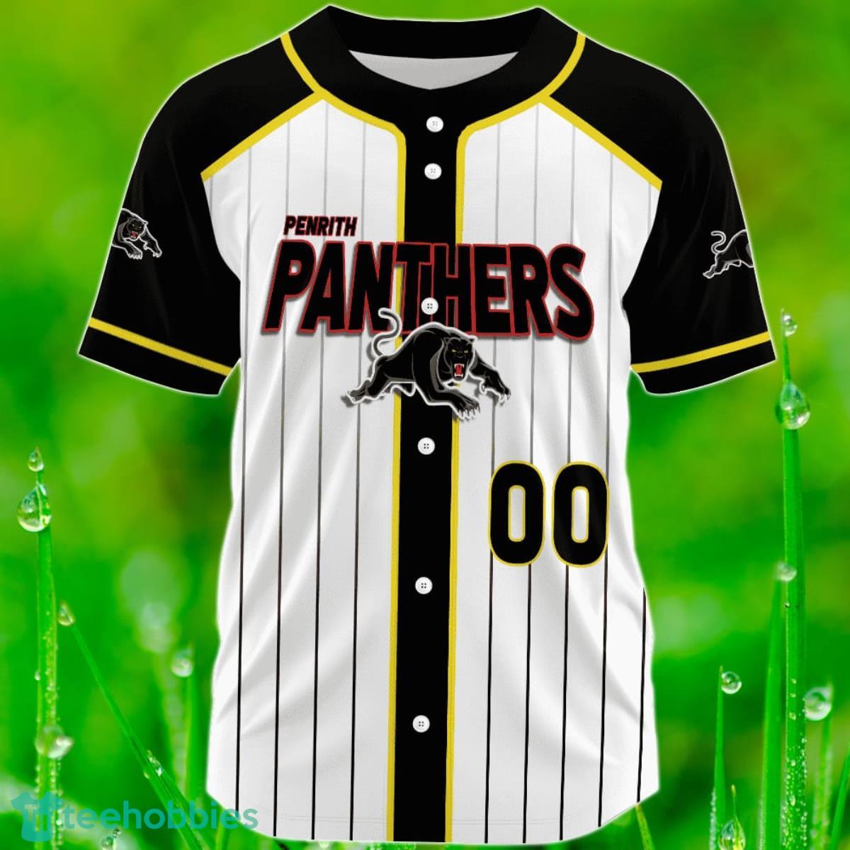 Penrith Panthers Custom Name & Number NRL Baseball Jersey Best Gift For Men And Women Fans Product Photo 2