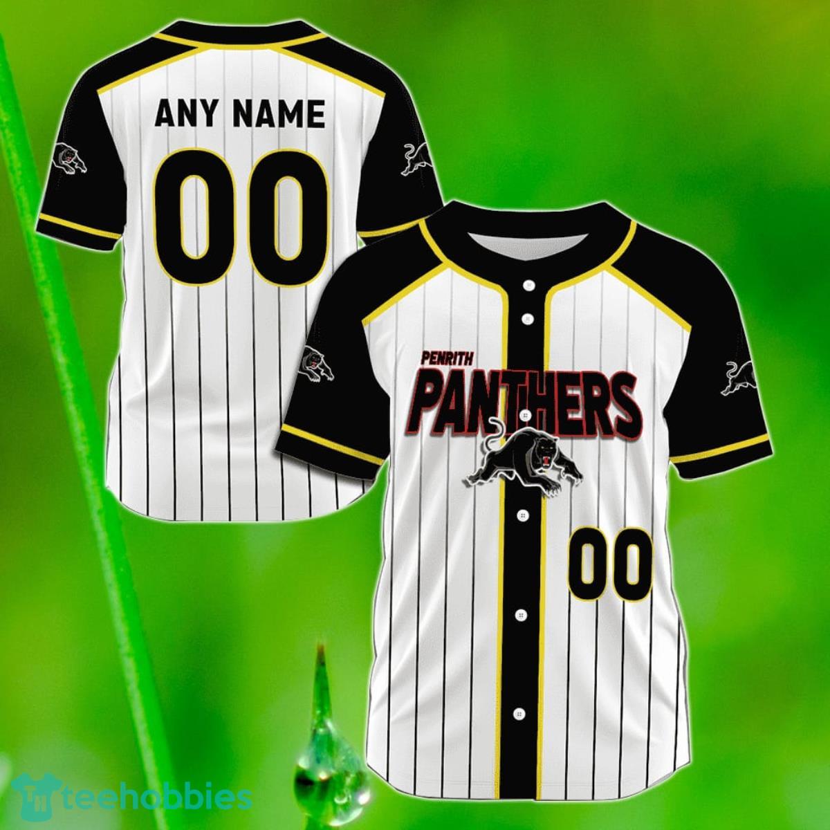 Penrith Panthers Custom Name & Number NRL Baseball Jersey Best Gift For Men  And Women Fans