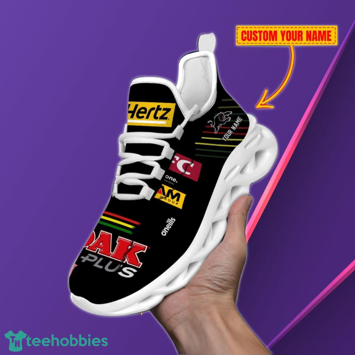 Penrith Panthers Personalized Name NRL Max Soul Shoes Unique Gift For Fans Product Photo 2