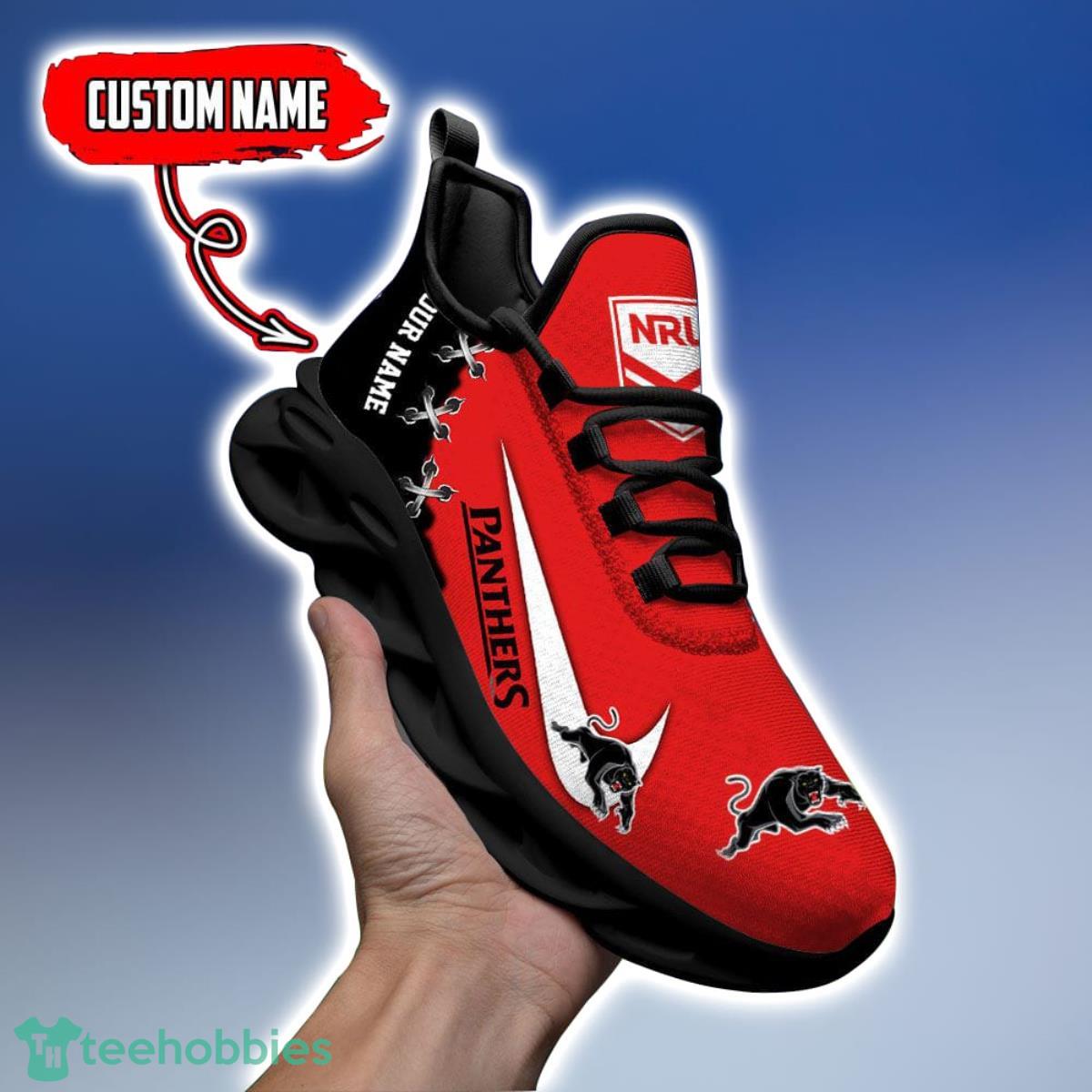 Penrith Panthers Personalized Name NRL Premium Luxury Max Soul Shoes Best Gift For Fans Product Photo 1
