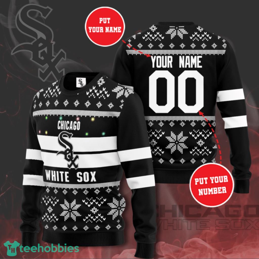MLB Chicago White Sox Grateful Dead Fleece 3D Sweater For Men And