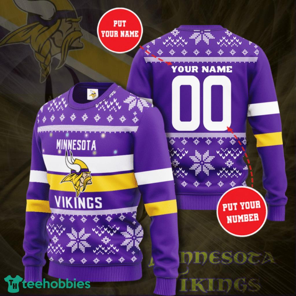 Personalized Minnesota Vikings Ugly Sweater - T-shirts Low Price