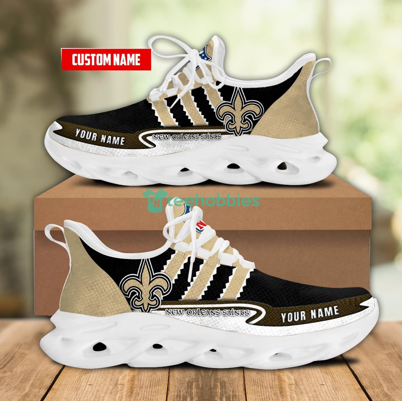 Personalized Name For Fans Nfl New Orleans Saints Max Soul Shoes Men And Women Running Sneakers Product Photo 1