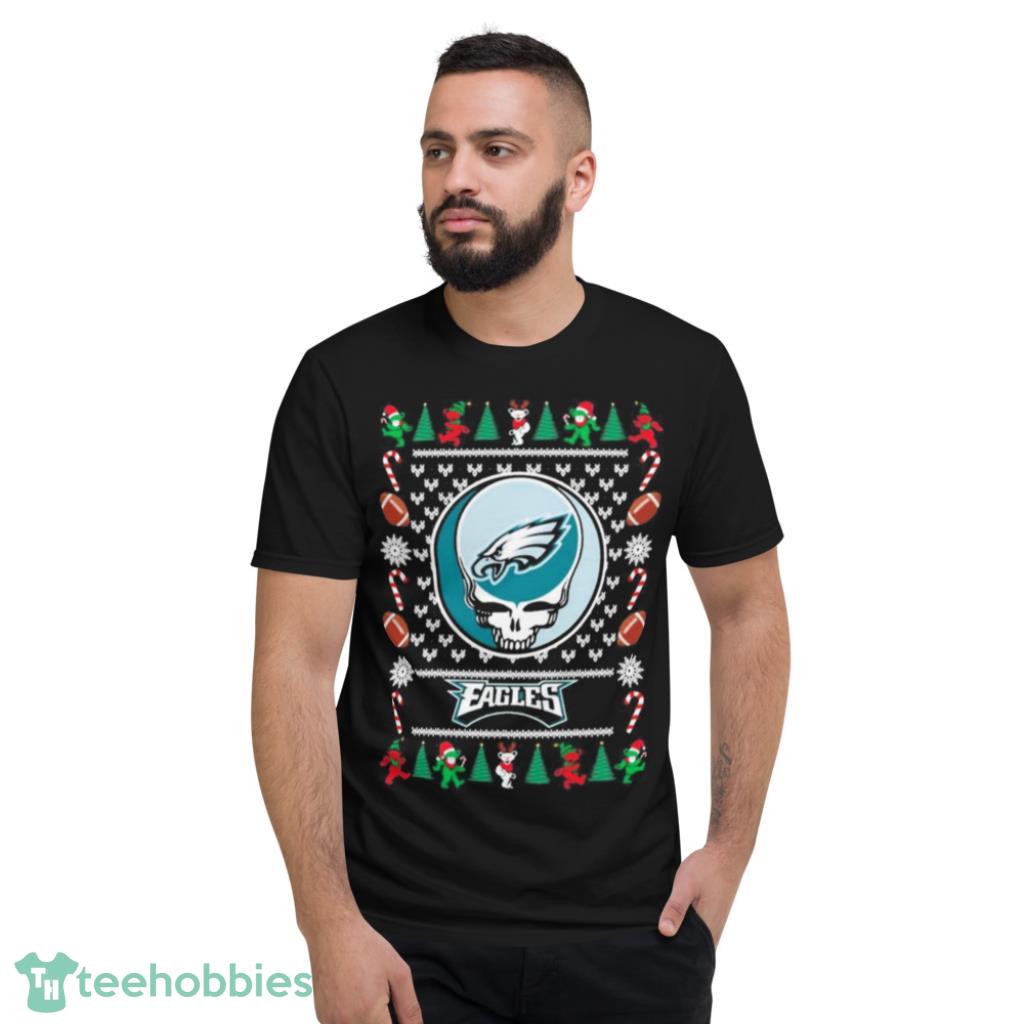 Funny Miami Dolphins Grateful Dead Ugly Christmas Shirt