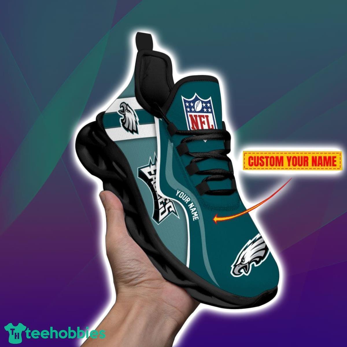 Philadelphia Eagles-NFL Custom Name Max Soul Shoes Impressive Gift For Men And Women Fans Product Photo 1