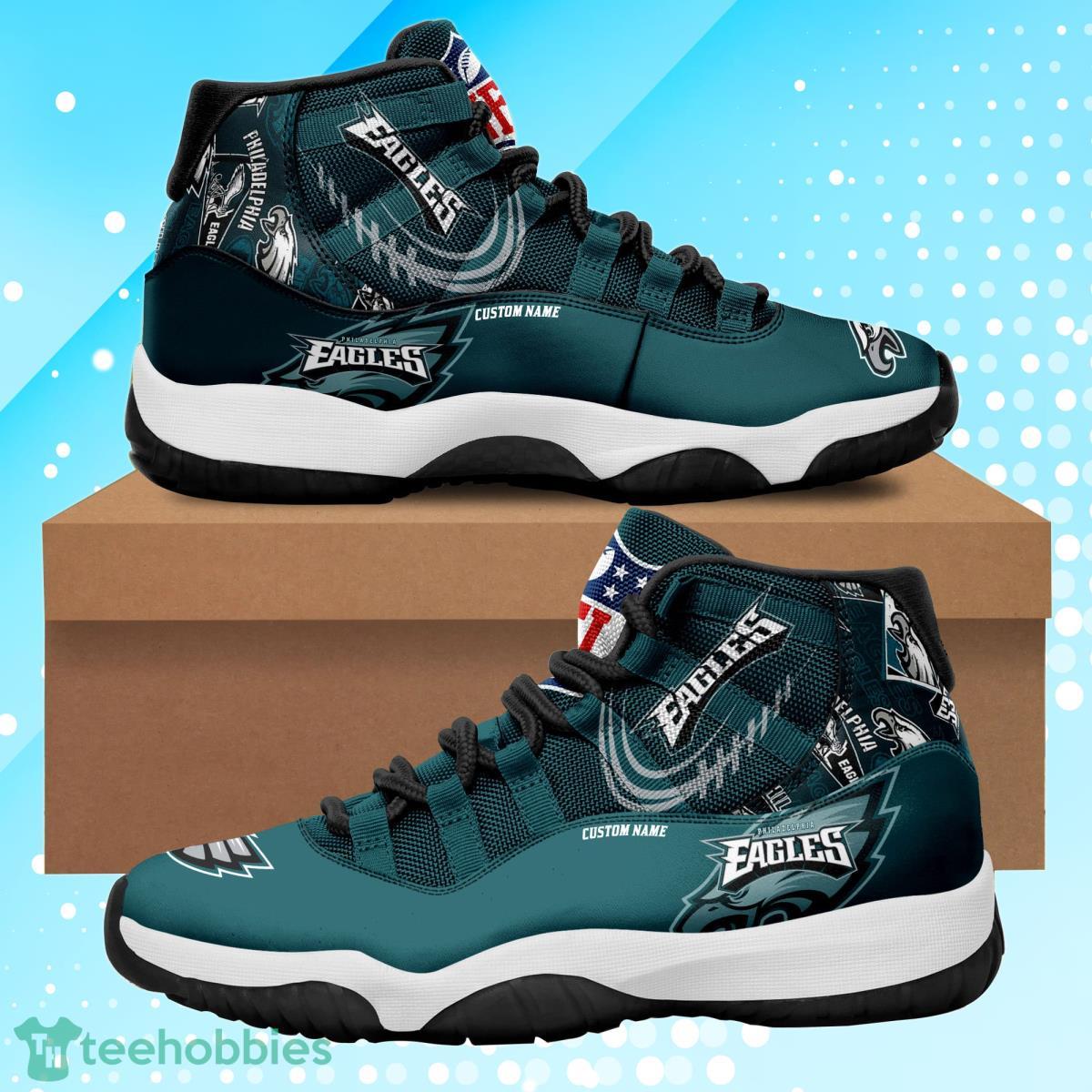 Philadelphia Eagles Personalized Air Jordan 11 Gift For Fans Product Photo 1