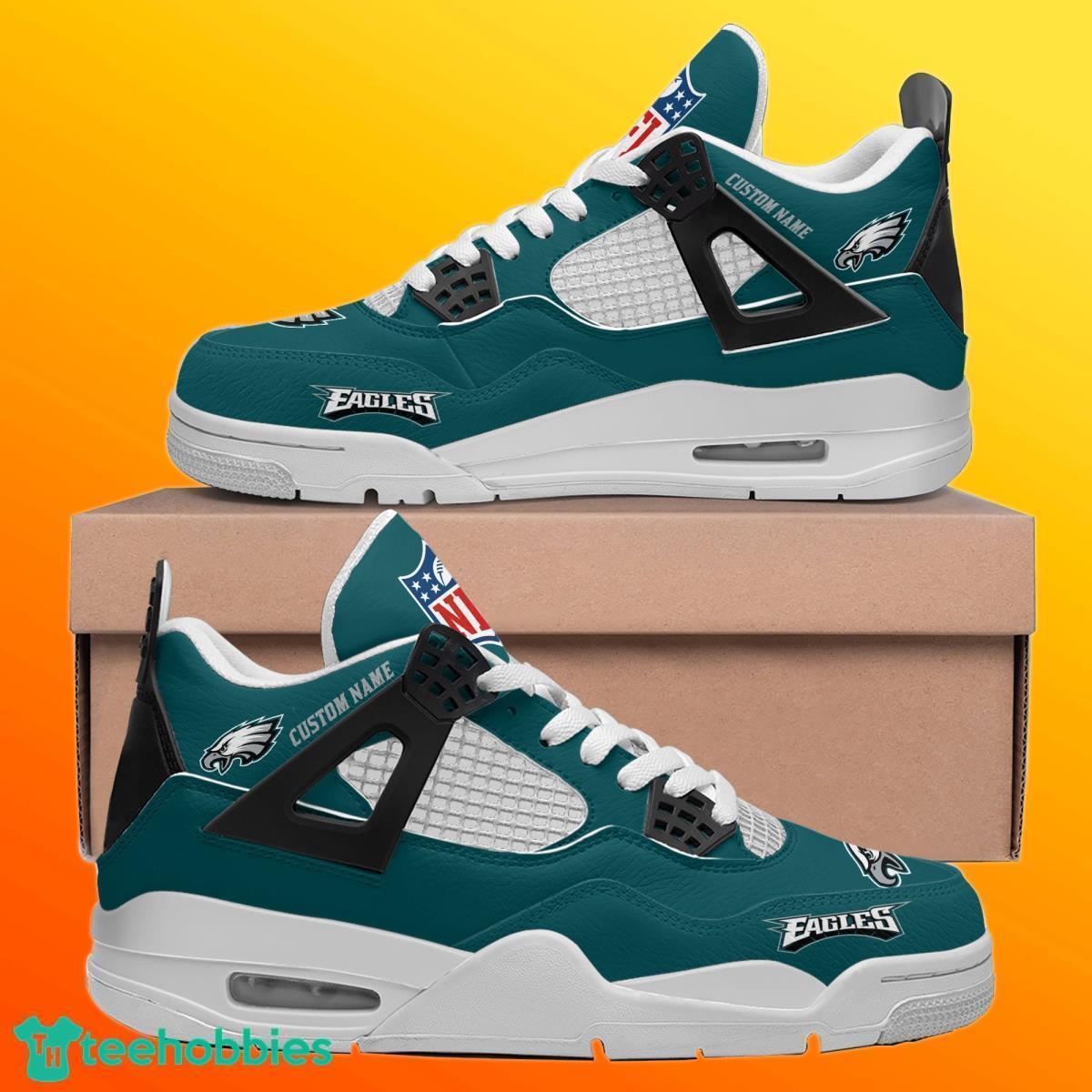 Philadelphia Eagles State Proud NFL Team Sneakers Custom Name Air Cushion  Shoes For Fans - Banantees