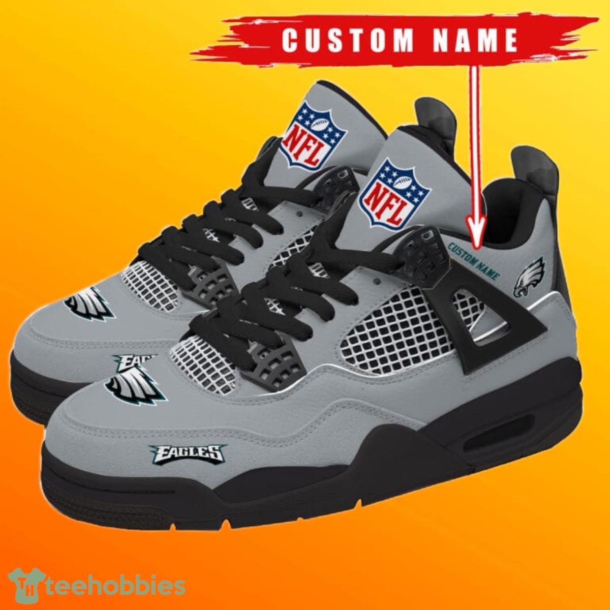 Philadelphia Eagles Personalized Name NFL Air Jordan 4 Trending