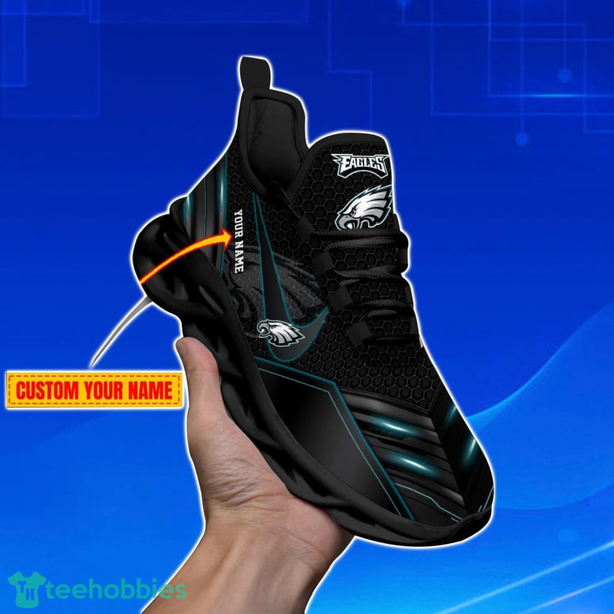 Philadelphia Eagles-Personalized NFL Neon Light Max Soul Shoes Best Gift For Men And Women Fans Product Photo 2