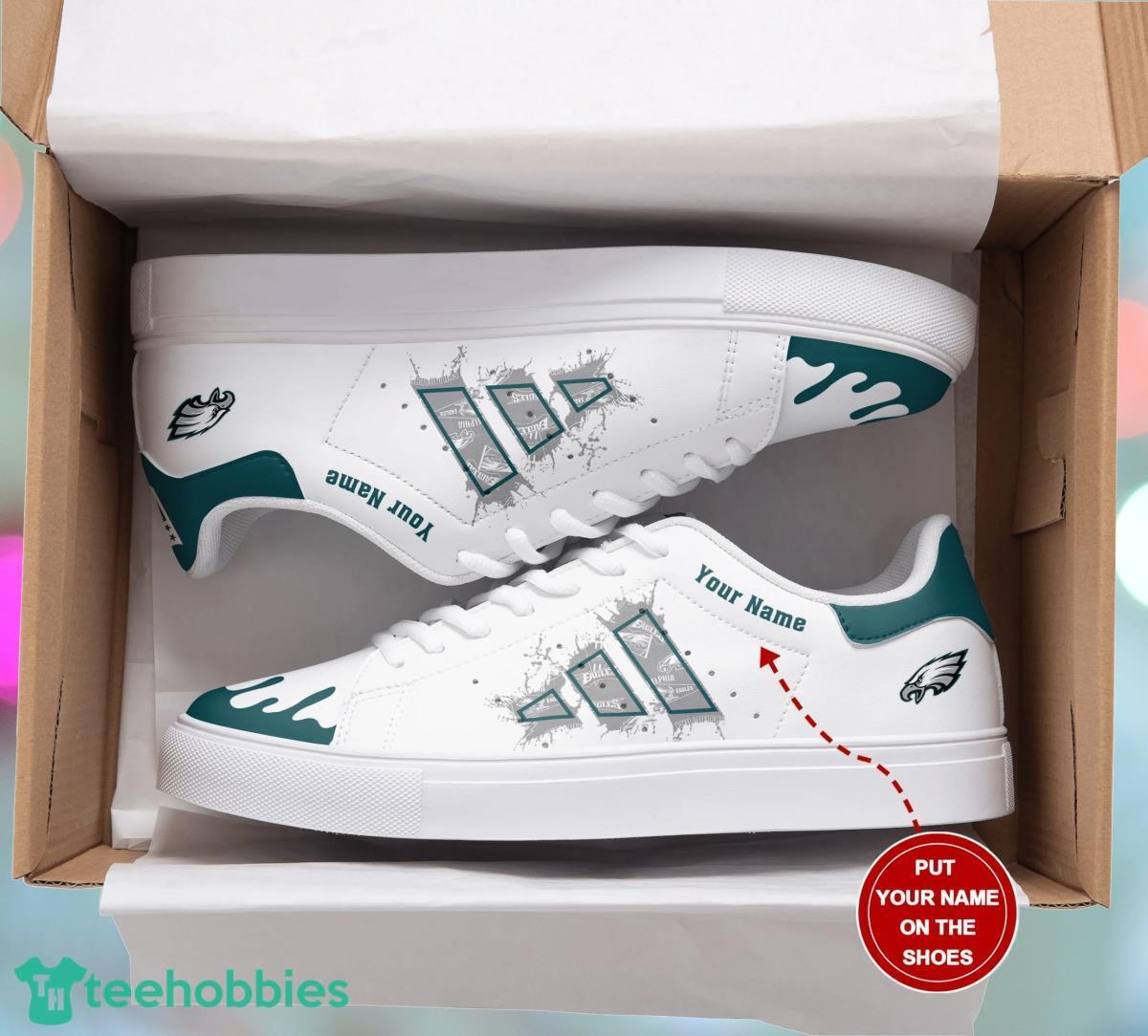 Philadelphia Eagles Personalized Stan Smith Sneakers Best Gift For Real Fans Product Photo 2