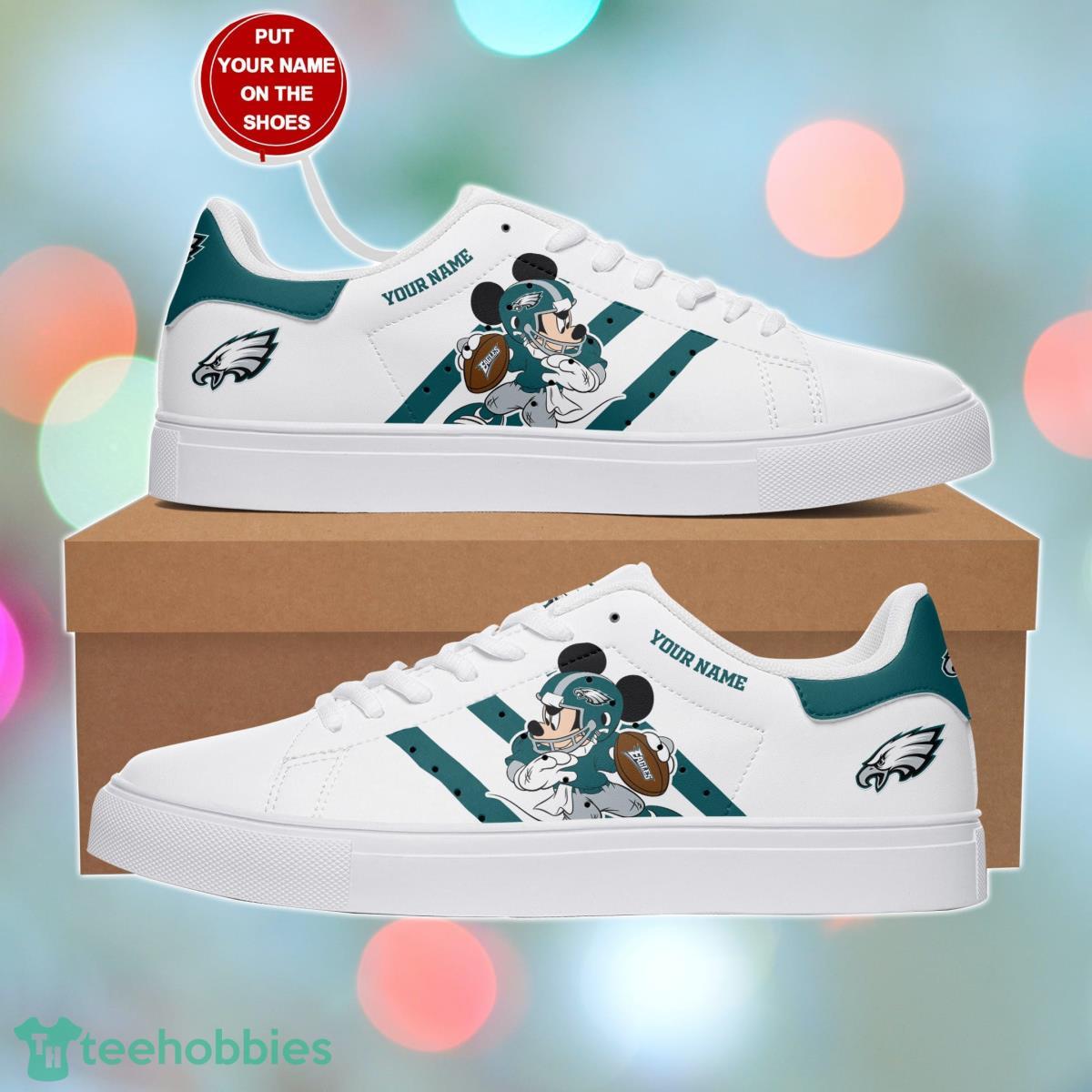 Philadelphia Eagles Personalized Stan Smith Sneakers Style Gift For Real Fans Product Photo 2