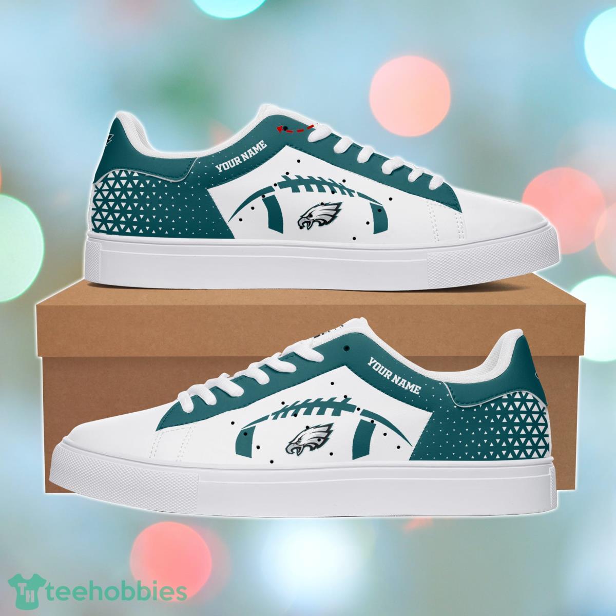 Philadelphia Eagles Personalized Stan Smith Sneakers Unique Gift For Men And Women Fans Product Photo 1