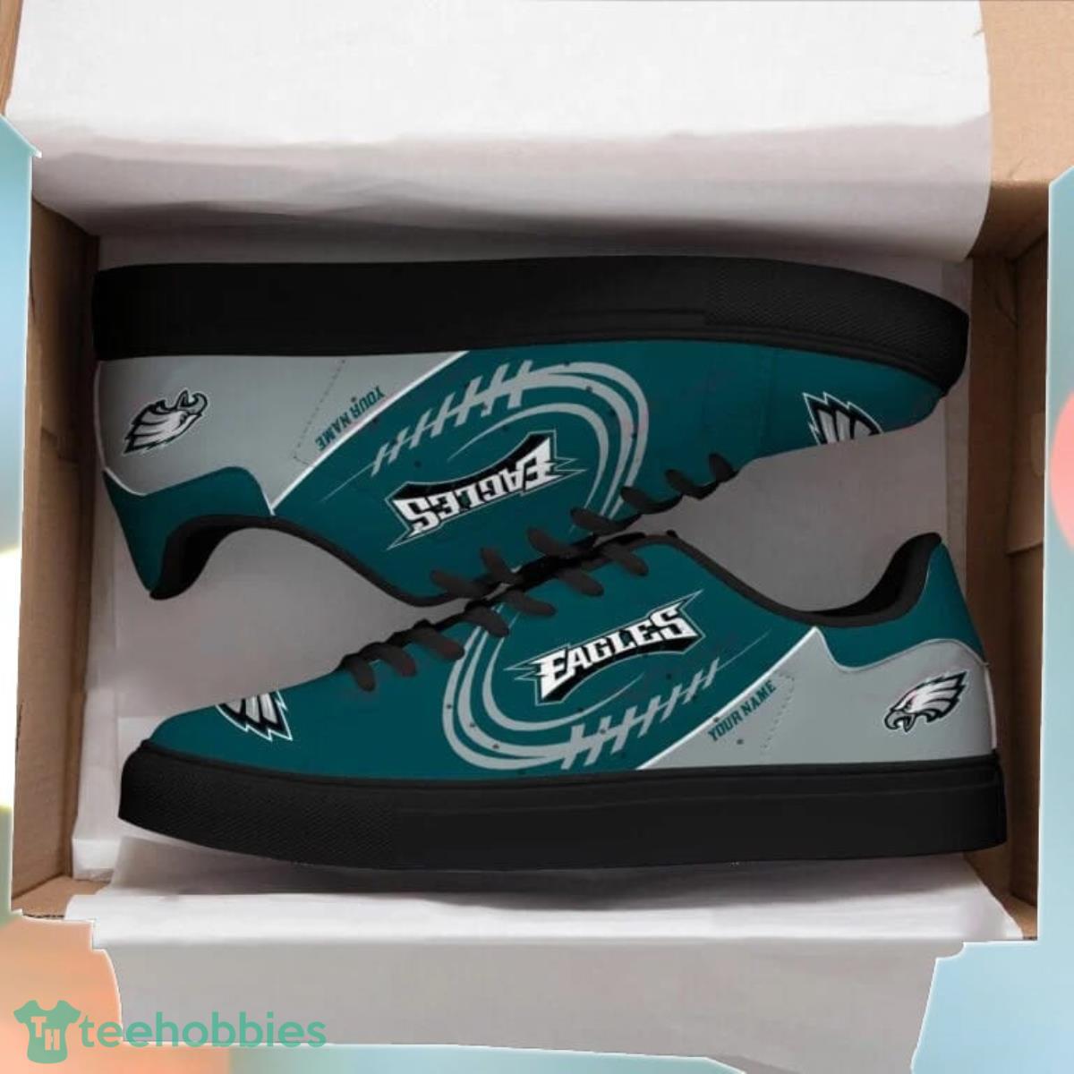 Philadelphia Eagles Personalized Stan Smith Sneakers Unique Gift For Real Fans Product Photo 2