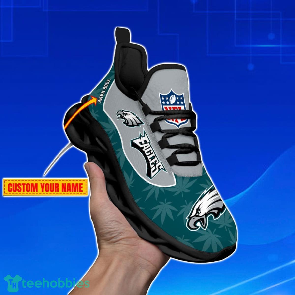 Philadelphia Eagles-Personalized Weed Limited Edition Max Soul Shoes Best Gift For Men And Women Product Photo 1
