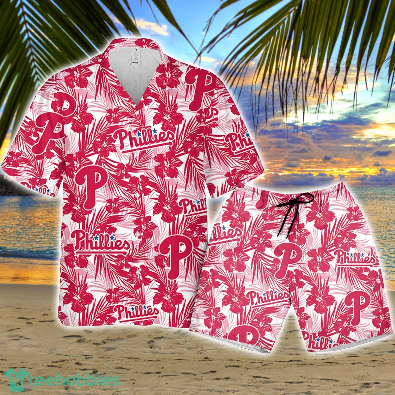 Philadelphia Phillies MLB Flower Tropical Hawaiian Shirt Summer