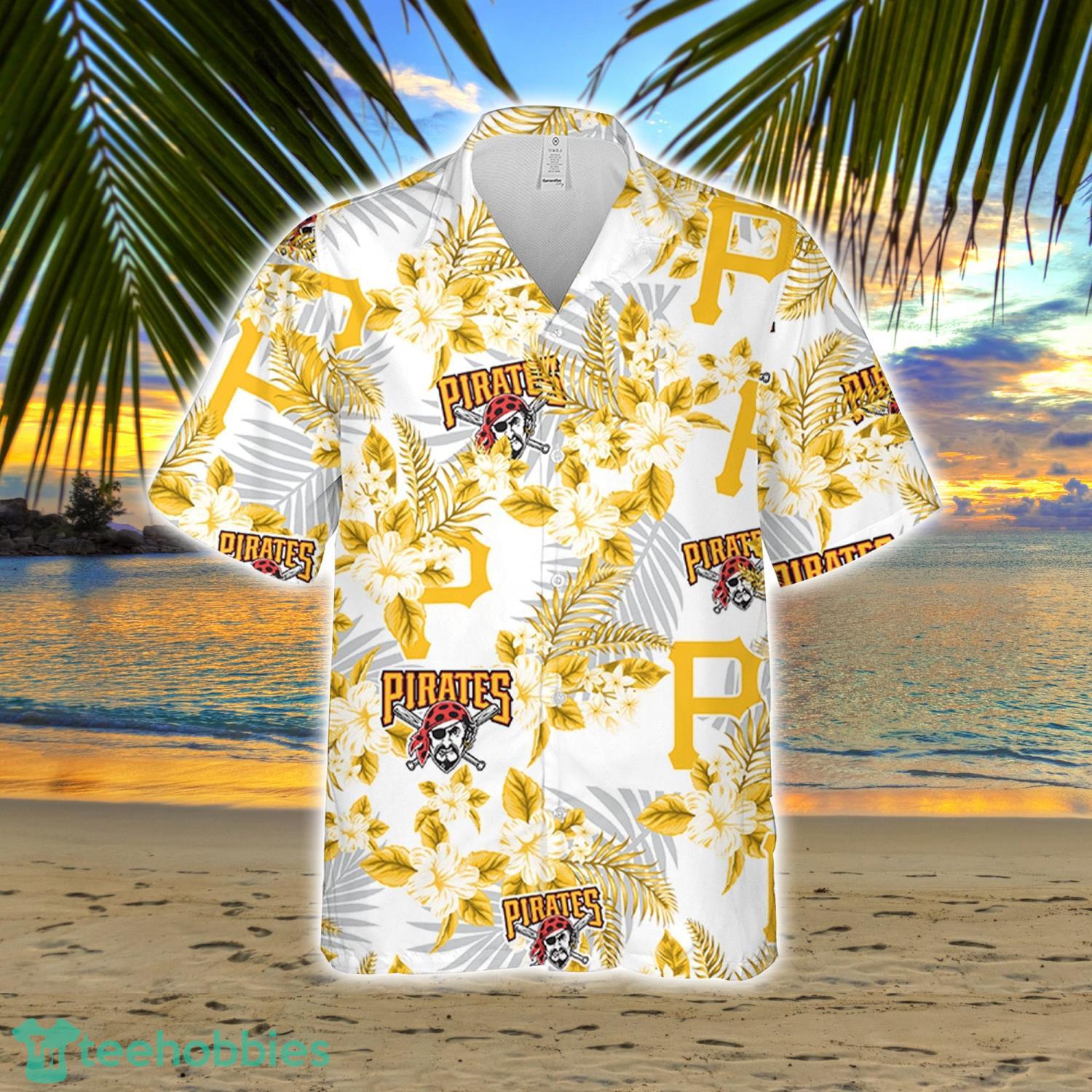 Baseball American Hawaii Shirt Tropical Beach Tree Pittsburgh Pirates  Hawaiian Shirt For Fans