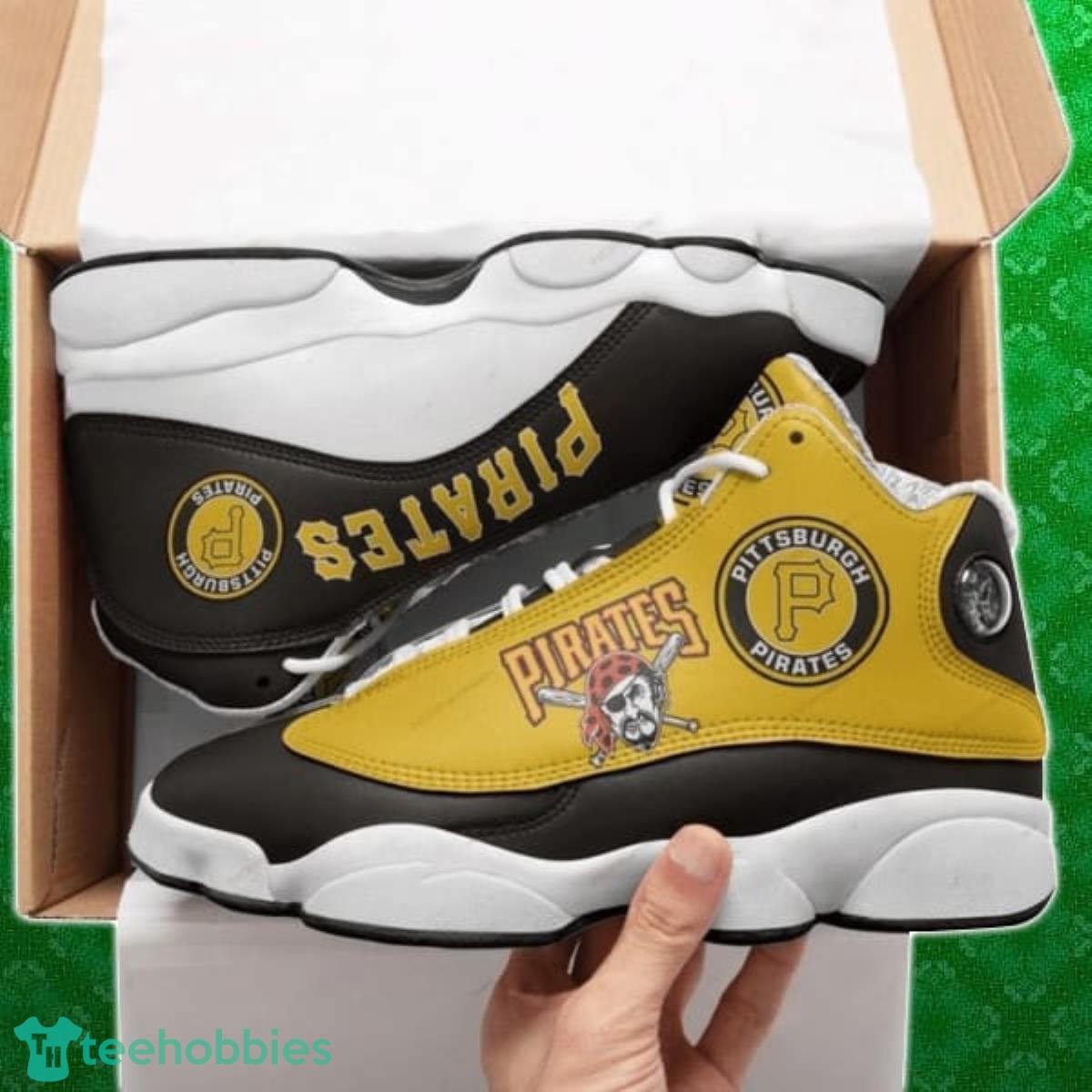 Pittsburgh Pirates MLB Football Big Logo Gift For Lover Men And Women Air Jordan 13 Product Photo 1