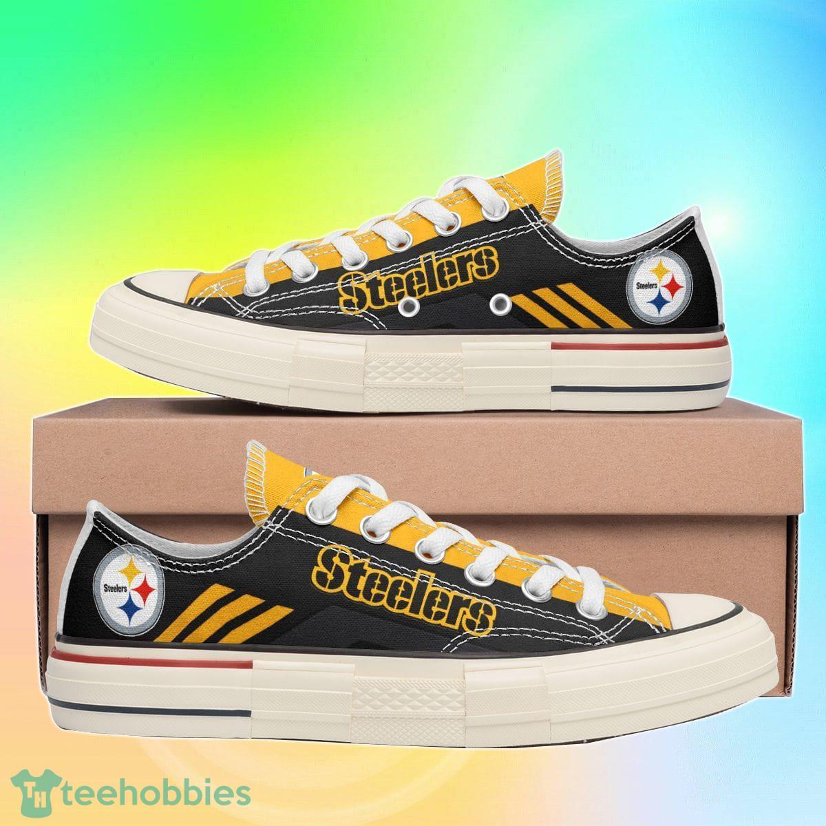 Pittsburgh Steelers New Low Top Shoes Canvas Shoes 12 Product Photo 2