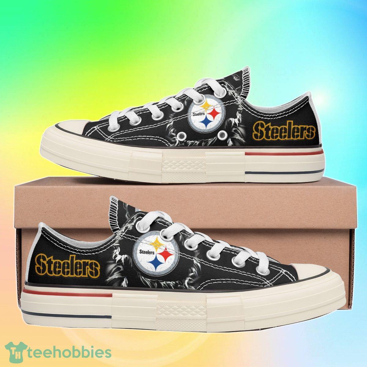 Pittsburgh Steelers New Low Top Shoes Canvas Shoes 13 Product Photo 2