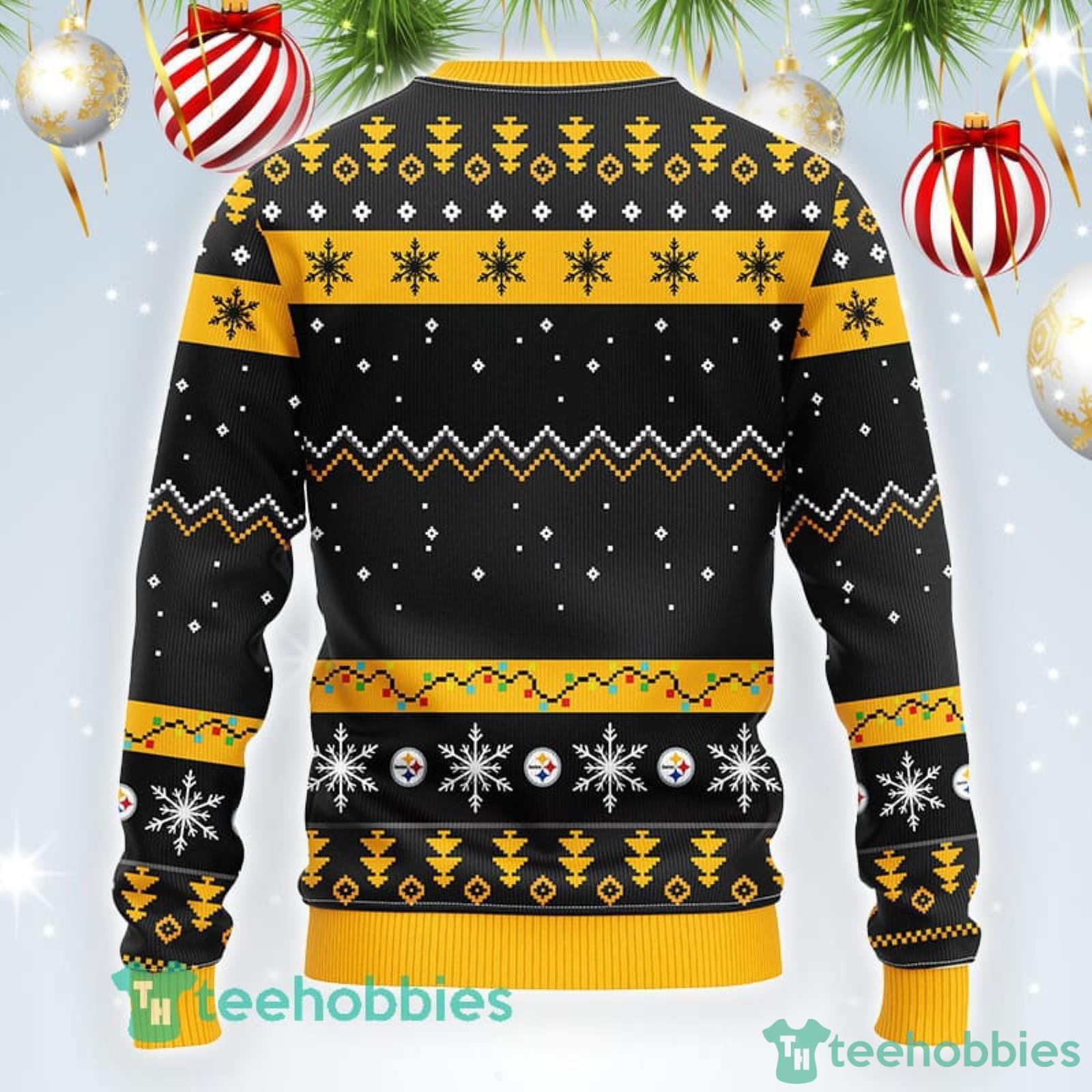 Pittsburgh Steelers NFL Team HoHoHo Mickey Funny Ugly Christmas Sweater  Sport Fans Men And Women Christmas Gift