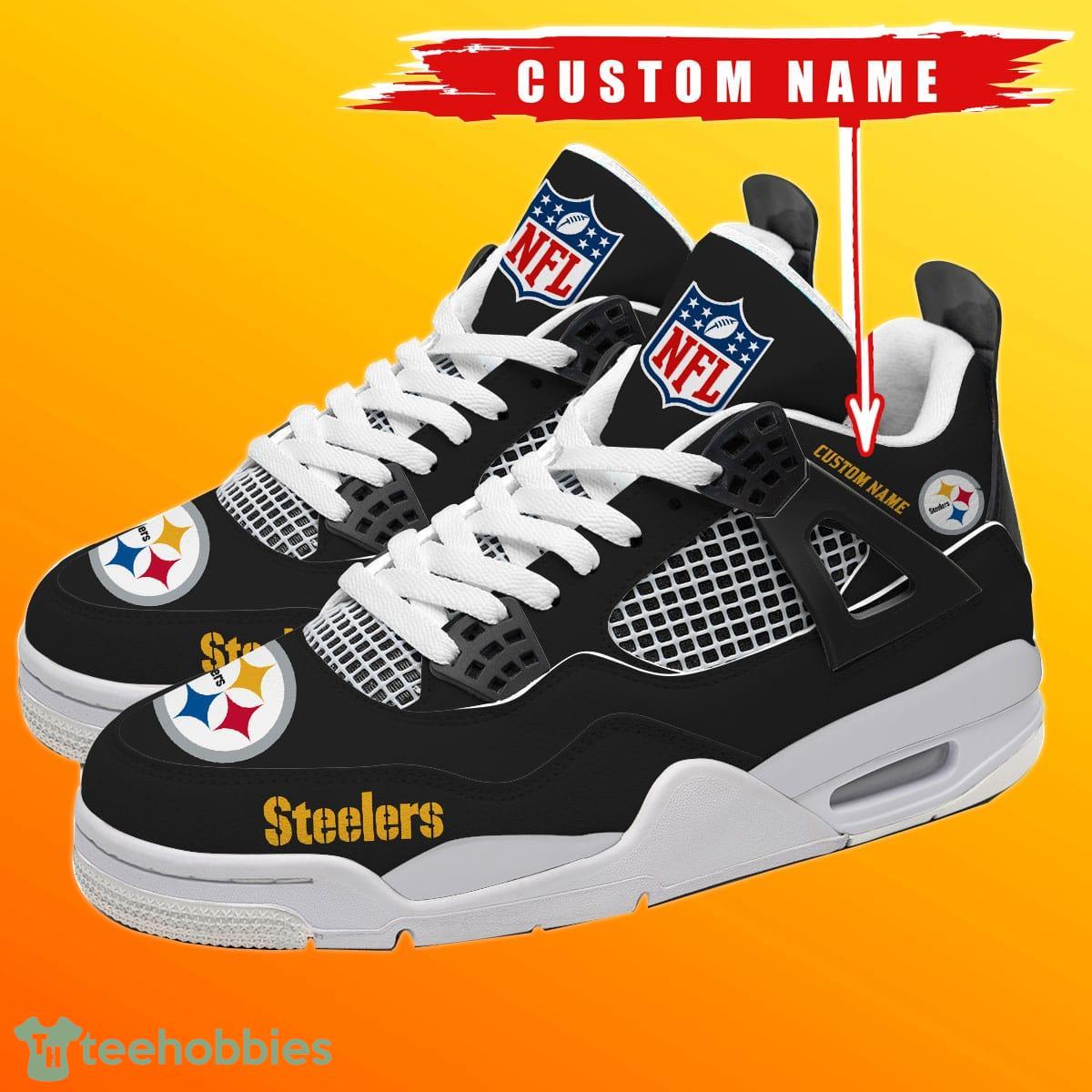 100% New] Custom Name PITTSBURGH STEELERS Sneakers