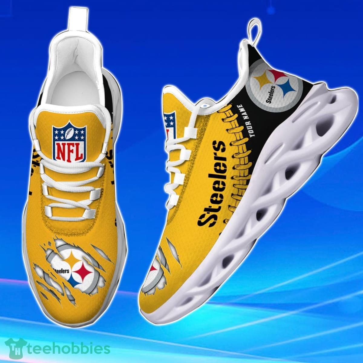 Pittsburgh Steelers Personalized NFL Max Soul Shoes Style Gift Fans